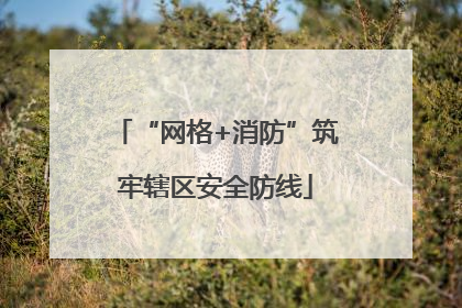 “网格+消防”筑牢辖区安全防线