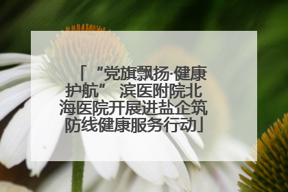 “党旗飘扬·健康护航” 滨医附院北海医院开展进盐企筑防线健康服务行动