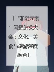 “湘阴元素”闪耀旅发大会：文化、美食与旅游深度融合