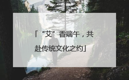 “艾”香端午，共赴传统文化之约