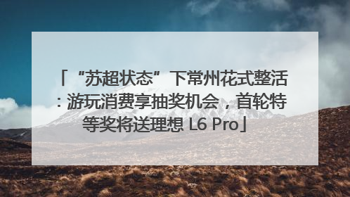 “苏超状态”下常州花式整活：游玩消费享抽奖机会，首轮特等奖将送理想 L6 Pro