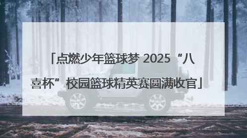 点燃少年篮球梦 2025“八喜杯”校园篮球精英赛圆满收官