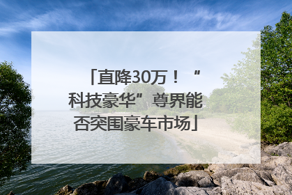 直降30万！“科技豪华”尊界能否突围豪车市场