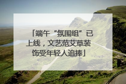 端午“氛围组”已上线，文艺范艾草装饰受年轻人追捧