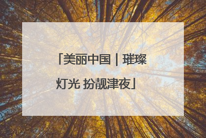 美丽中国｜璀璨灯光 扮靓津夜