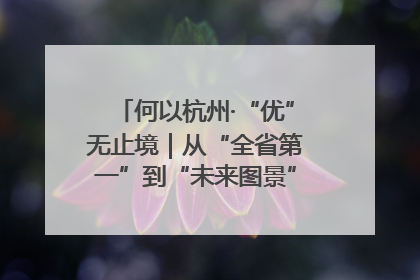 何以杭州·“优”无止境｜从“全省第一”到“未来图景” 余杭加速航行