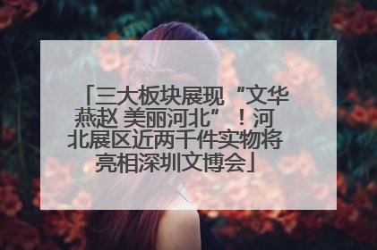 三大板块展现“文华燕赵 美丽河北”！河北展区近两千件实物将亮相深圳文博会