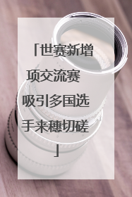 世赛新增项交流赛 吸引多国选手来穗切磋