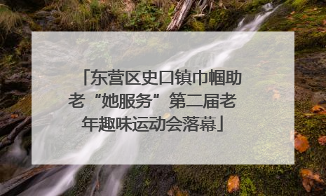 东营区史口镇巾帼助老“她服务”第二届老年趣味运动会落幕