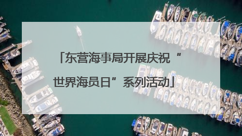 东营海事局开展庆祝“世界海员日”系列活动