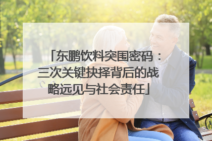东鹏饮料突围密码：三次关键抉择背后的战略远见与社会责任