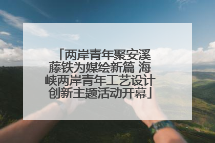两岸青年聚安溪 藤铁为媒绘新篇 海峡两岸青年工艺设计创新主题活动开幕