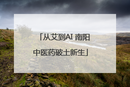 从艾到AI 南阳中医药破土新生