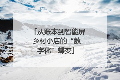 从账本到智能屏 乡村小店的“数字化”蝶变