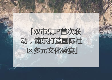 双市集IP首次联动，浦东打造国际社区多元文化盛宴