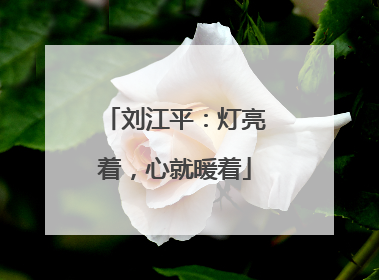 刘江平：灯亮着，心就暖着