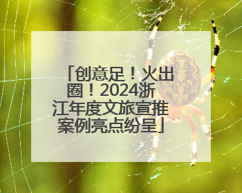 创意足！火出圈！2024浙江年度文旅宣推案例亮点纷呈