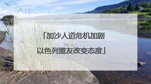 加沙人道危机加剧 以色列盟友改变态度