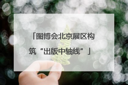 图博会北京展区构筑“出版中轴线”