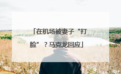 在机场被妻子“打脸”？马克龙回应