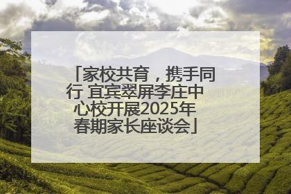 家校共育，携手同行 宜宾翠屏李庄中心校开展2025年春期家长座谈会