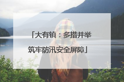 大有镇：多措并举筑牢防汛安全屏障