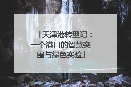 天津港转型记：一个港口的智慧突围与绿色实验