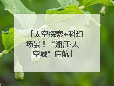 太空探索+科幻场景！“湘江·太空城”启航