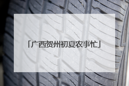 广西贺州初夏农事忙