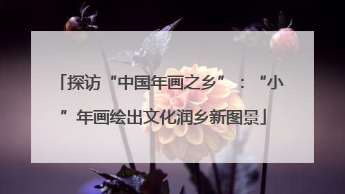 探访“中国年画之乡”：“小”年画绘出文化润乡新图景