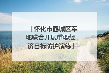 怀化市鹤城区军地联合开展重要经济目标防护演练