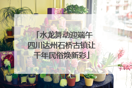水龙舞动迎端午 四川达州石桥古镇让千年民俗焕新彩