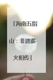 海南五指山：非遗薪火相传