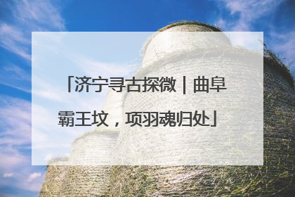 济宁寻古探微｜曲阜霸王坟，项羽魂归处
