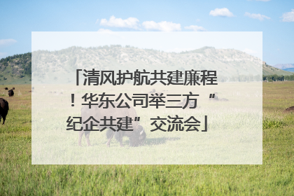 清风护航共建廉程！华东公司举三方“纪企共建”交流会