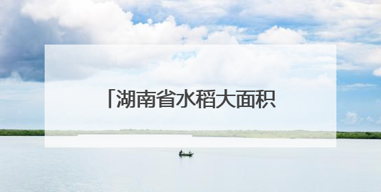 湖南省水稻大面积单产提升现场推进会在屈原管理区举行