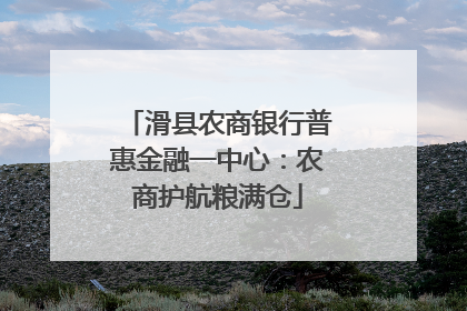 滑县农商银行普惠金融一中心：农商护航粮满仓