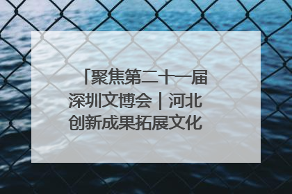 聚焦第二十一届深圳文博会｜河北创新成果拓展文化产业“朋友圈”