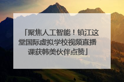 聚焦人工智能！镇江这堂国际虚拟学校视频直播课获韩美伙伴点赞