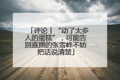 评论丨“动了太多人的蛋糕”，可能告别直播的张雪峰不妨把话说清楚