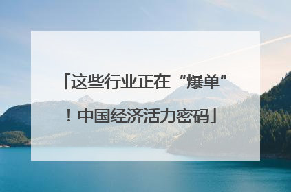 这些行业正在“爆单”！中国经济活力密码