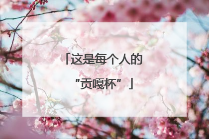 这是每个人的“贡嘎杯”