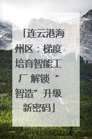 连云港海州区：梯度培育智能工厂 解锁“智造”升级新密码