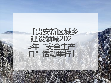 贵安新区城乡建设领域2025年“安全生产月”活动举行