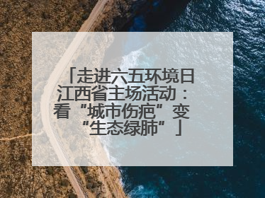 走进六五环境日江西省主场活动：看“城市伤疤”变“生态绿肺”