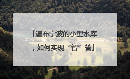 遍布宁波的小型水库，如何实现“智”管