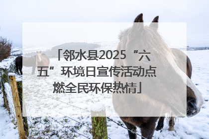 邻水县2025“六五”环境日宣传活动点燃全民环保热情