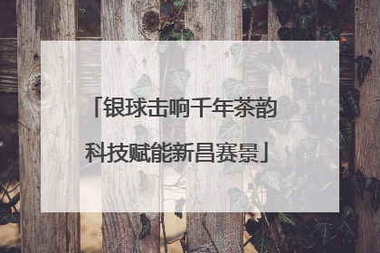 银球击响千年茶韵 科技赋能新昌赛景