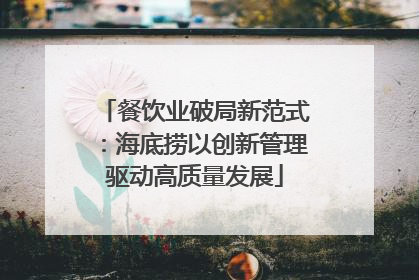 餐饮业破局新范式：海底捞以创新管理驱动高质量发展