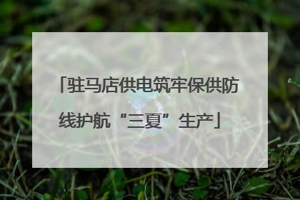 驻马店供电筑牢保供防线护航“三夏”生产